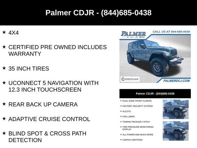 Certified 2024 Jeep Wrangler Unlimited Rubicon 392 AWD/4WD image 6