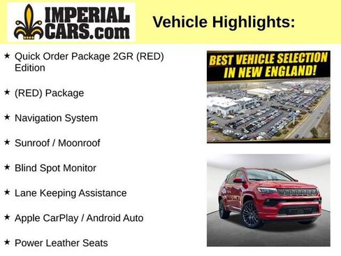 Used 2022 Jeep Compass Limited w/ (RED) Package image 7