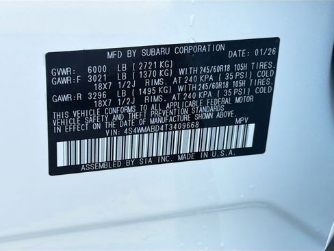 New 2026 Subaru Ascent Premium image 41