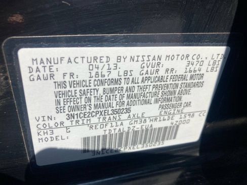 Used 2014 Nissan Versa Note SV w/ Convenience Package FWD image 17