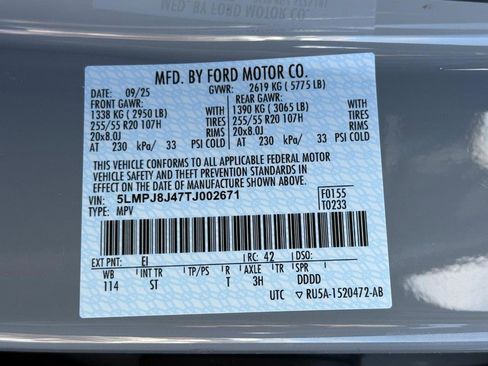 New 2026 Lincoln Nautilus Premier w/ Equipment Group 102A image 23