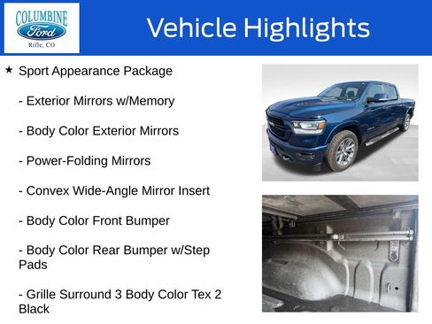 Used 2022 RAM 1500 Laramie w/ Sport Appearance Package AWD/4WD image 12