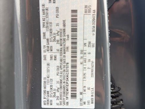 Used 2019 Ford F150 XL w/ Equipment Group 101A Mid image 9