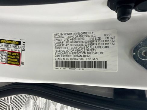 Used 2022 Honda Odyssey Touring image 36