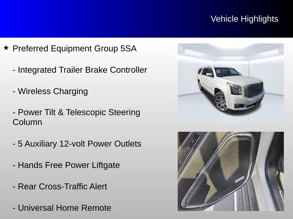Used 2016 GMC Yukon XL Denali w/ Open Road Package AWD/4WD image 16