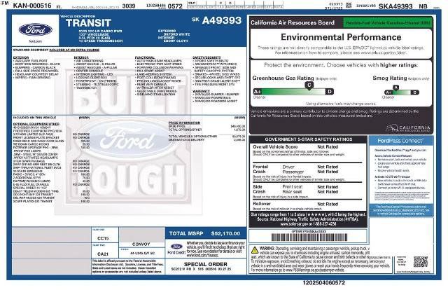 Certified 2025 Ford Transit 250 Low Roof w/ Exterior Upgrade Package RWD image 5