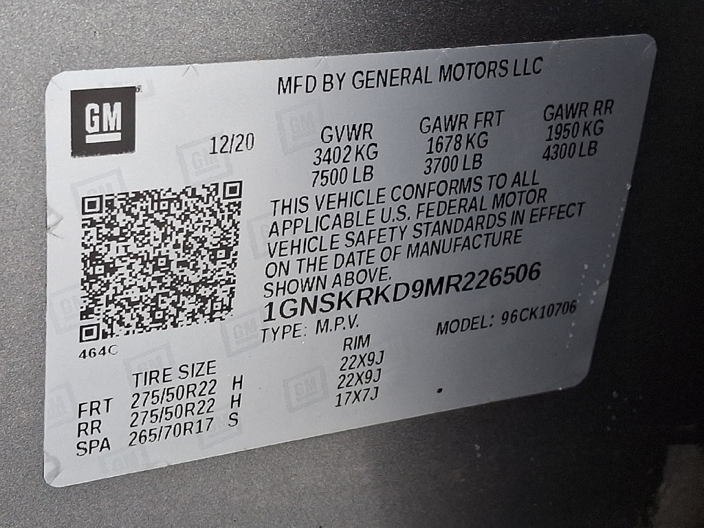Used 2021 Chevrolet Tahoe RST w/ Luxury Package AWD/4WD image 28
