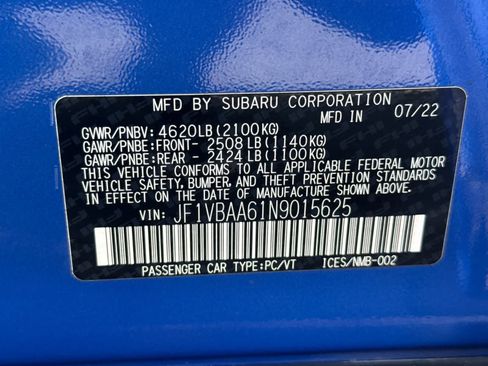 Used 2022 Subaru WRX AWD/4WD image 27