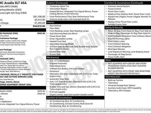 Used 2023 GMC Acadia SLT w/ Preferred Package image 39