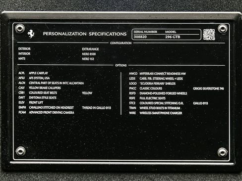 Certified 2024 Ferrari 296 GTB RWD image 39