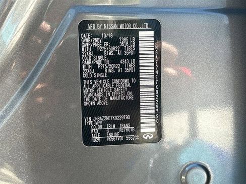 Used 2019 INFINITI QX80 Luxe w/ 22" Wheel Package image 32