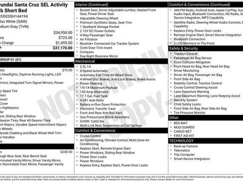 Used 2025 Hyundai Santa Cruz SEL AWD/4WD image 30