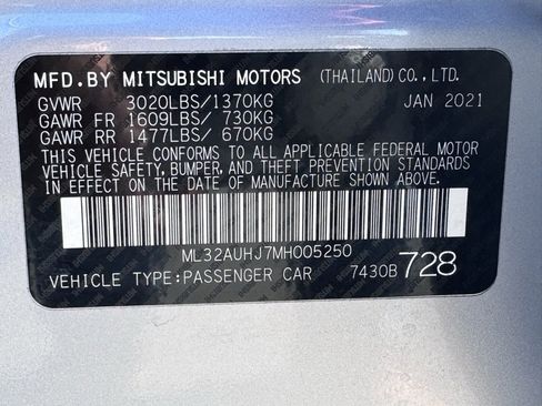 Used 2021 Mitsubishi Mirage ES image 35