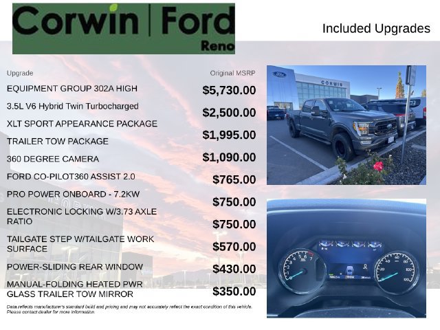 Used 2021 Ford F150 XLT w/ Equipment Group 302A High AWD/4WD image 3