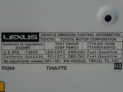 Used 2026 Lexus NX 350 AWD w/ Accessory Package (2T) image 37
