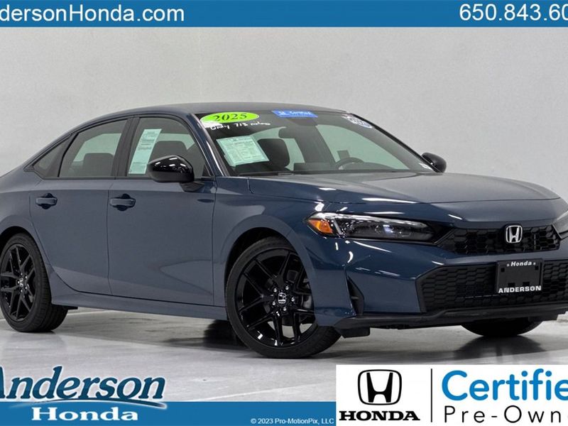 Certified 2025 Honda Civic Sport image 1