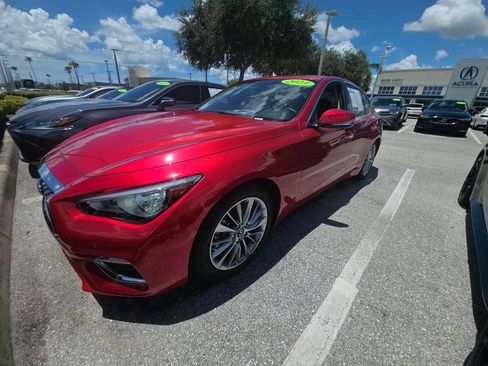 Certified 2023 INFINITI Q50 Luxe w/ Cargo Package RWD image 2