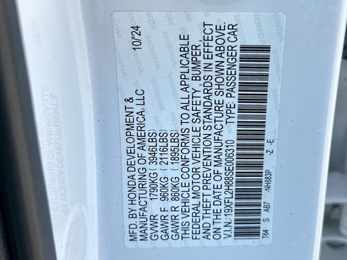 Certified 2025 Honda Civic Sport image 33