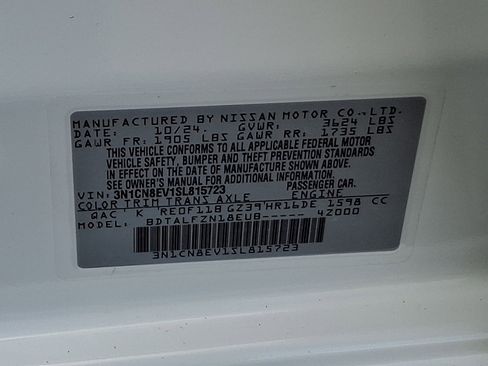 Used 2025 Nissan Versa SV FWD image 26