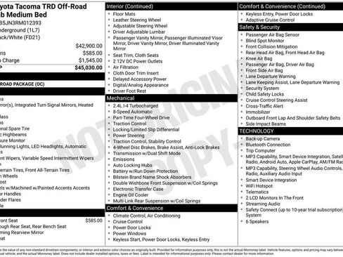 Used 2024 Toyota Tacoma TRD Off-Road AWD/4WD image 6