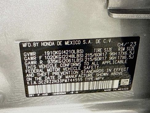 Used 2023 Honda HR-V LX image 47
