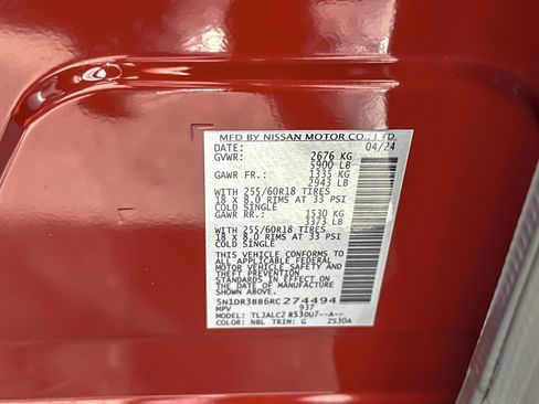 Used 2024 Nissan Pathfinder SV w/ SV Premium Package FWD image 28