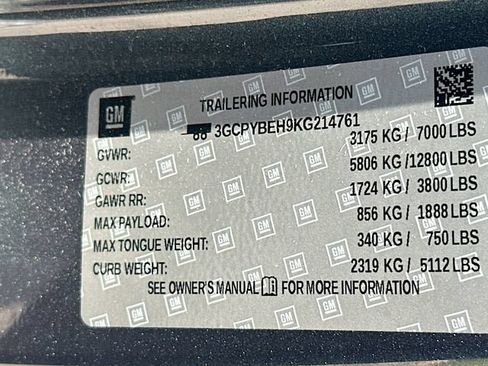 Used 2019 Chevrolet Silverado 1500 Custom w/ Custom Value Package AWD/4WD image 33