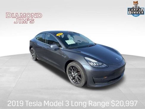 Used 2019 Tesla Model 3 Long Range AWD/4WD image 1