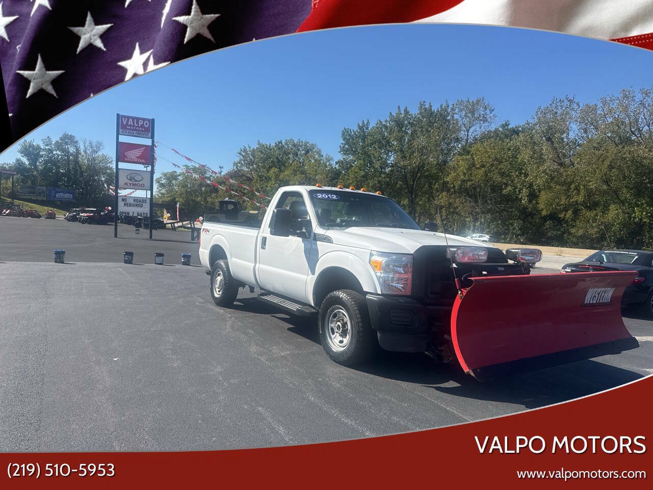 Used 2012 Ford F250 XL w/ Snow Plow Prep Pkg AWD/4WD image 1