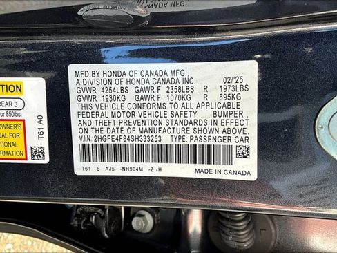 Used 2025 Honda Civic Sport image 26