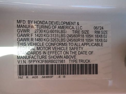 Used 2024 Honda Ridgeline Black Edition image 23