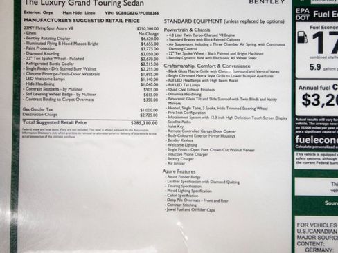 Used 2023 Bentley Flying Spur Azure image 71