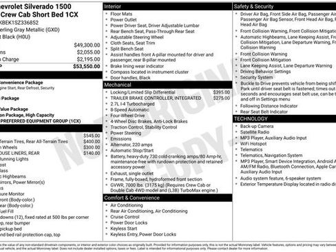Used 2025 Chevrolet Silverado 1500 Custom AWD/4WD image 37