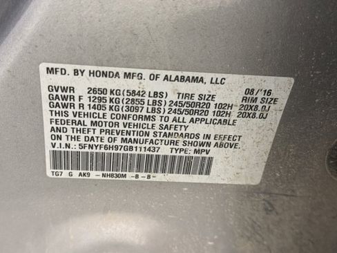 Used 2016 Honda Pilot Touring image 11