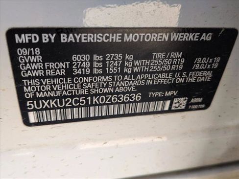 Used 2019 BMW X6 xDrive35i w/ M Sport Package image 26