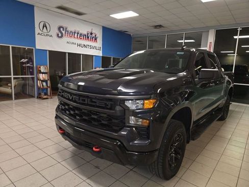Used 2024 Chevrolet Silverado 1500 Custom Trail Boss w/ LPO, Dark Essentials Package AWD/4WD image 1