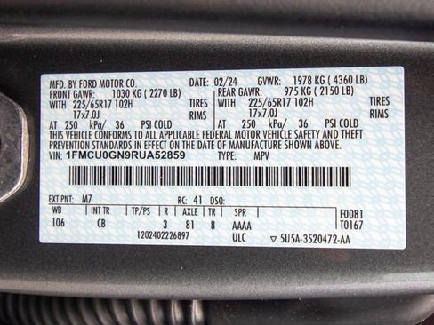 Used 2024 Ford Escape Active w/ Cold Weather Package FWD image 30