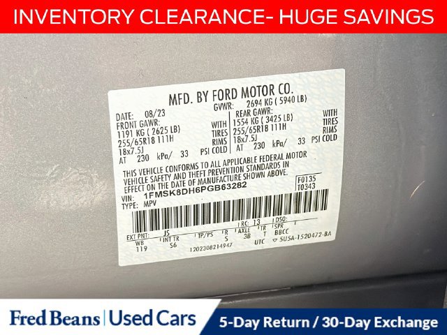 Used 2023 Ford Explorer XLT w/ Equipment Group 202A AWD/4WD image 37