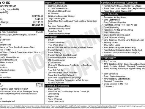Used 2025 Kia K4 EX FWD image 25