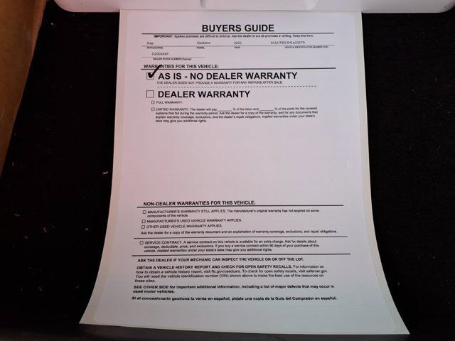 Used 2021 Jeep Gladiator Rubicon w/ Trailer Tow Package AWD/4WD image 35