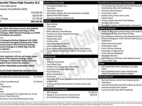 Used 2022 Chevrolet Tahoe High Country AWD/4WD image 9