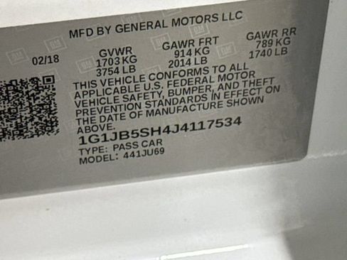Used 2018 Chevrolet Sonic LS FWD image 27