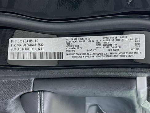 Used 2022 Jeep Grand Cherokee Limited 4xe AWD/4WD image 12