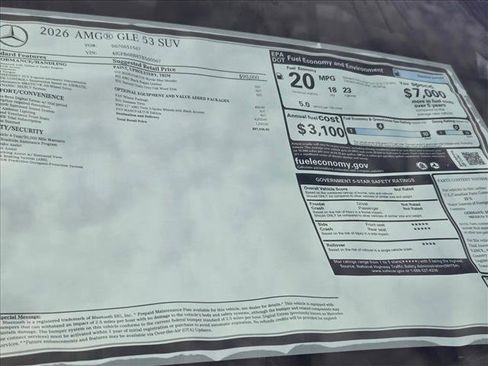 New 2026 Mercedes-Benz GLE 53 AMG 4MATIC image 16