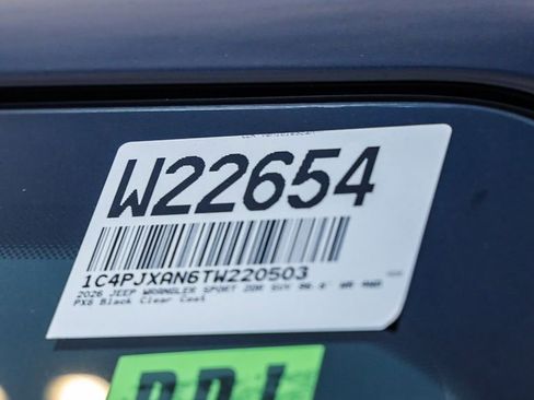 New 2026 Jeep Wrangler Sport image 29