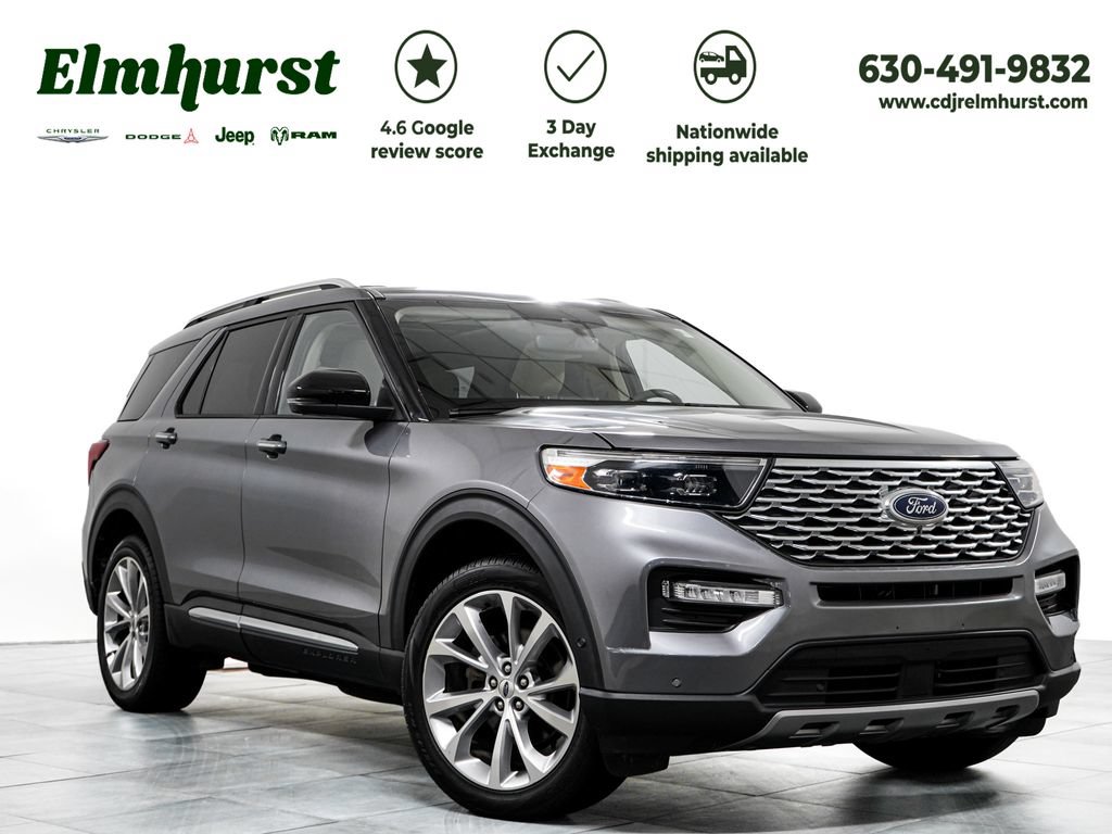 Used 2021 Ford Explorer Platinum w/ Equipment Group 601A AWD/4WD 360° Tour