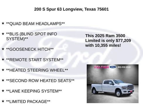 Used 2025 RAM 3500 Limited AWD/4WD image 25