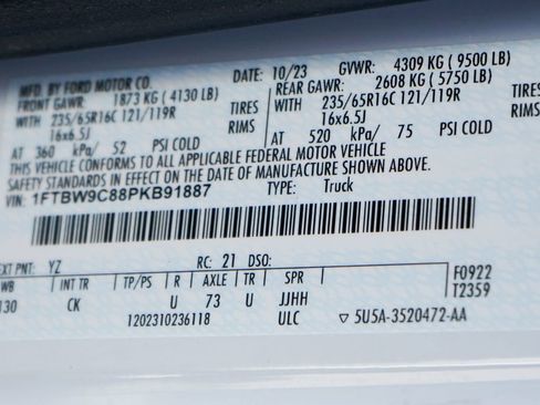 Used 2023 Ford Transit 350 Medium Roof w/ Interior Upgrade Package RWD image 38