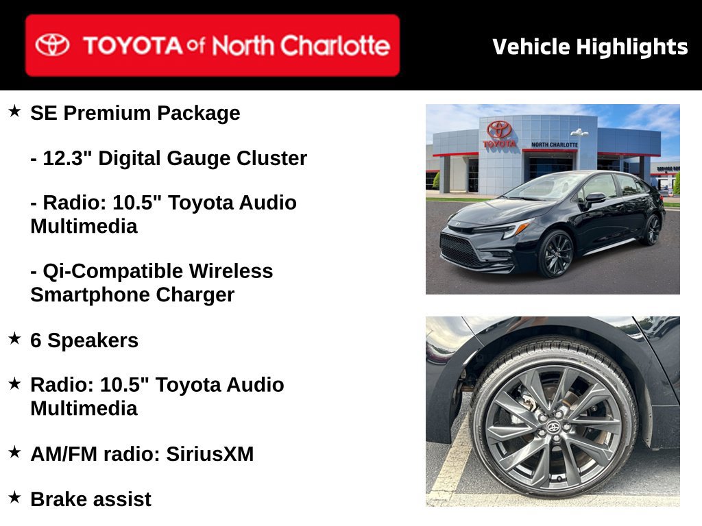 Used 2026 Toyota Corolla SE w/ SE Premium Package FWD image 4