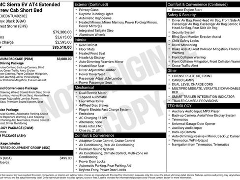 Used 2026 GMC Sierra EV AT4 w/ AT4 Premium Package AWD/4WD image 9